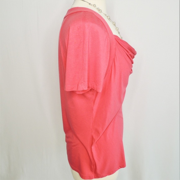 LOFT Modal Drape Neck Top Size L - Picture 2 of 4
